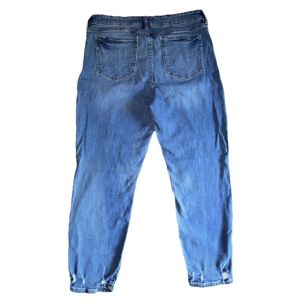 Studio Blue Womens 32 Stretch Med Wash Distressed Skinny Slim Fit 5-Pocket Jeans - Picture 2 of 16